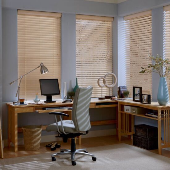 Алюминиевые горизонтальные жалюзи на окна в офис