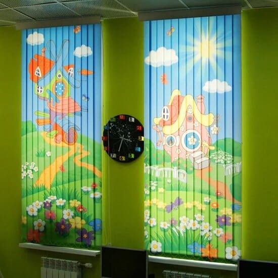 Вертикальные жалюзи для детского сада