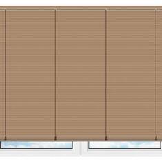 Алюминиевые горизонтальные жалюзи коричневые №10