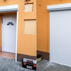 Рольставни в проем двери